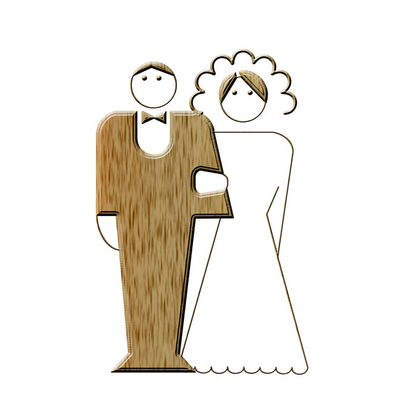 newly-weds pictogram 1: Wedding icon