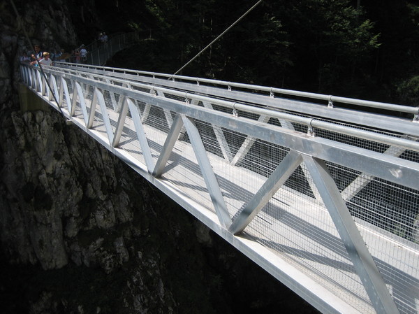 puente sobre leutaschklamm: 