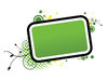 Green Abstract Banner: Abstract frame for your text