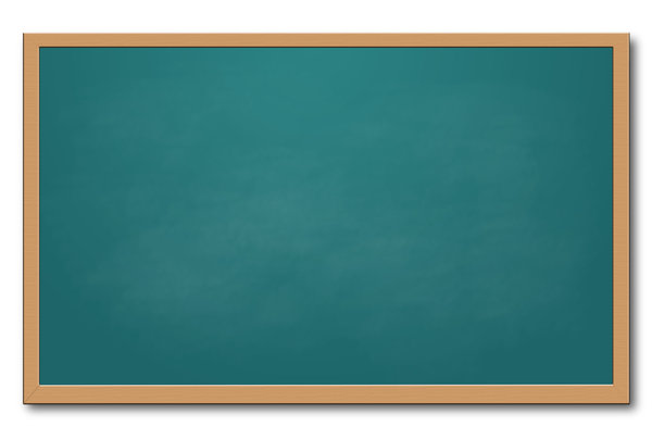 Green chalkboard: green chalkboard isolated on white.  lots of space for your text.