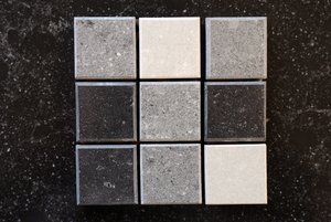 tiles: new tiles, black and gray