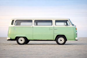Camper Van: Nice shot of a retro van