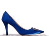 High Heel, blue: A blue high heel shoe