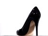 Black high heel shoe: 