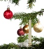 Weihnachtsbaum mit Schmuck: 