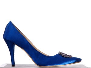 High Heel, blue: A blue high heel shoe