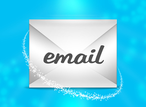 Email message: A vector envelope representing an e-mail message.