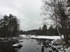 Lake in Finland: Autumn snow