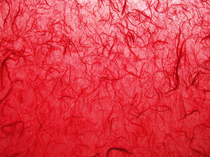 Crushed red paper texture, Stock image