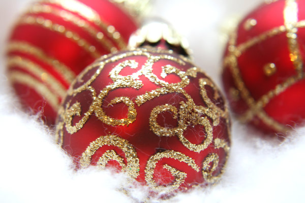 red & gold 1: christmas bulbs on, err..., 