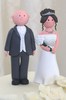 Bride and Groom: Bride and groom cake topper