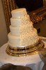 Wedding Cake: Wedding cake at reception