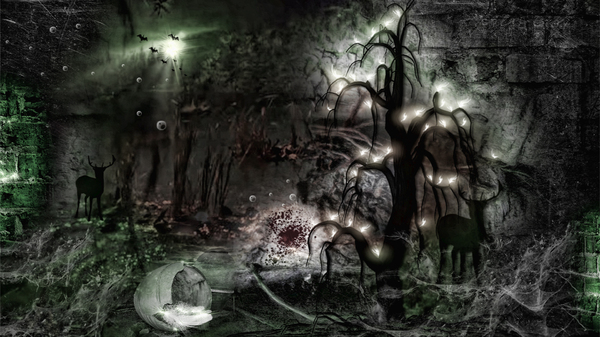 night vision: fantasy graphic composite