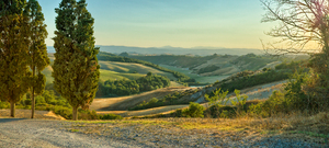 Rolling Hills - Tuscany: View over the rolling Hills of Crete Senesi - Tuscany