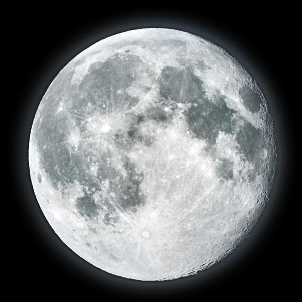 Full Moon: Full Moon shot with 840 mm Focal Length