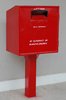 Red Post Box 2: a mailbox