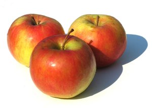2 rote Äpfel: 