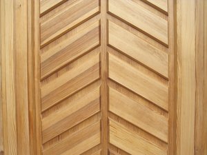 wooden door detail: none