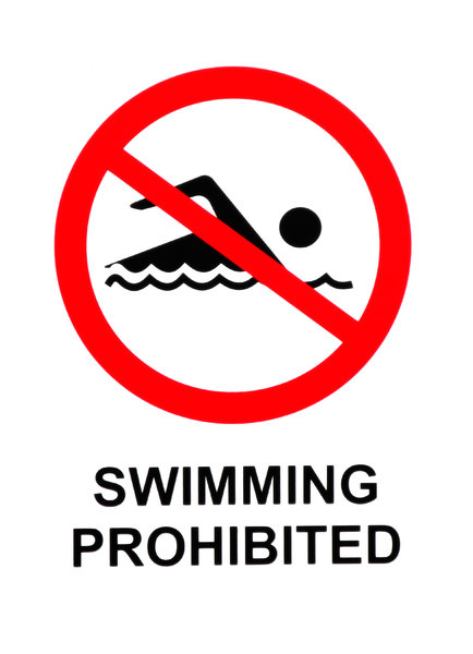 no swimming: none
