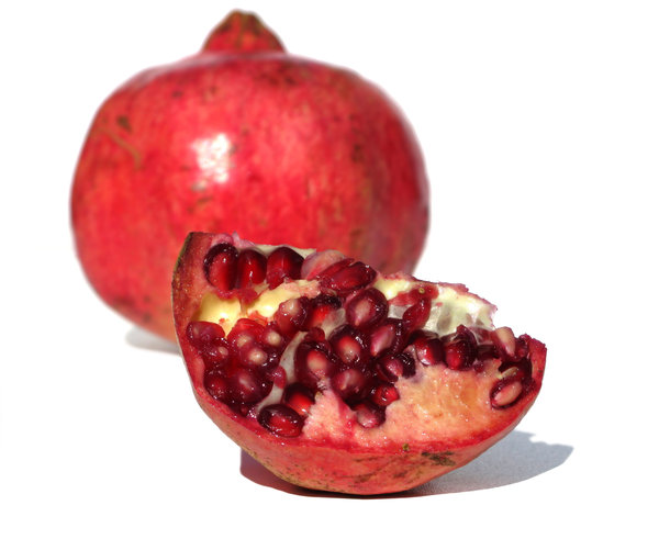 pomegranates: none