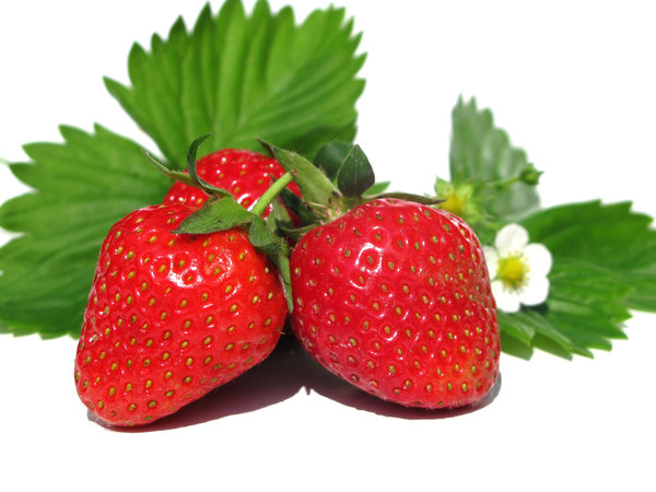 sweet strawberries: none