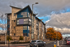 Dundee straat in HDR: 