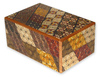 Japanese Puzzle Box - New Koyo: Japanese Puzzle Boxes are small Japanese crafts. They are totally handmade and each single color of the pattern is made by a different wood type. This pattern is called 