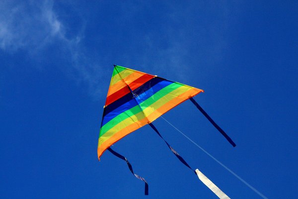 Kite Flying 2: Snapshots of kite flying on a sunny day