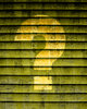question mark: question mark on texture  (composite image)