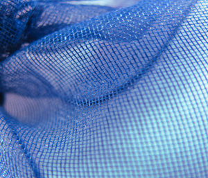 blue texture 1: close-up of a blue fabric