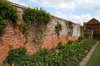 Walled garden: An old walled garden in the grounds of a stately house in England.