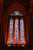 Cathedral window: Stained glass window in the Anglican cathedral, Liverpool, England. (Photography in this cathedral is freely permitted.)