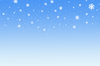 Snowflakes background: Snowflakes graphic, useful as a background