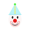 Happy clown graphic: Happy clown.