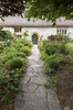 Garden path: Garden path to an old house in Somerset, England.