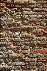 Brick texture: Old brick walls in Venice, Italy.