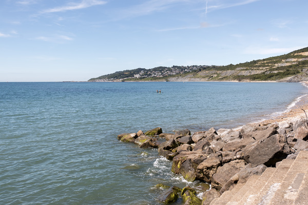 Charmouth kustlijn: 
