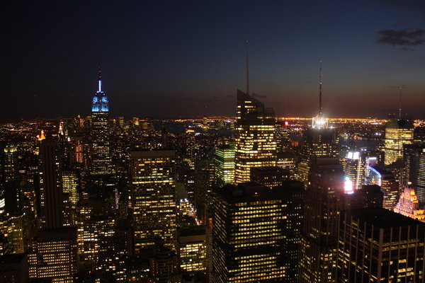 Nueva York en la noche: 