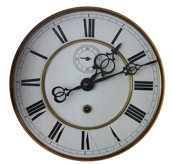Face of time: A clock's face.