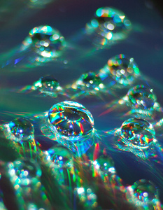 Universe: Water drops on CD