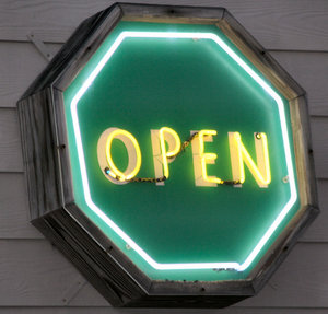 Open Sign: We are open