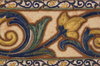 vintage tile: Detail of an outdoor border tile.