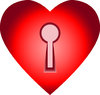 Key to the Heart: You'll need a key to open this heart!