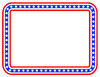 Stars And Stripes Color Border: Colorful Border For The 4th!