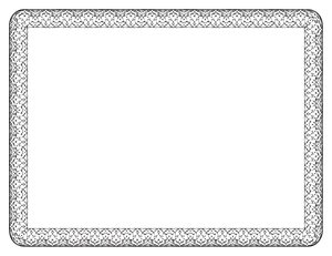 Border - Fancy: A very neat and fancy border for a letter size sheet