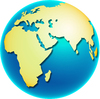 Globe Clipart: Africa globe world clip art.