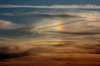 Rare Rainbow: It happens from a clouds layer to other clouds layer. Not in contact with earth!