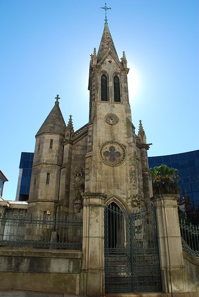 Gothic Church 3: Pestanas Gothic Church in Porto, Portugal