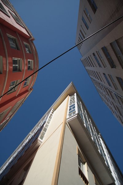 Buildings & sky 1: Buildings & sky in Coruña city (Galicia, Spain, EU)