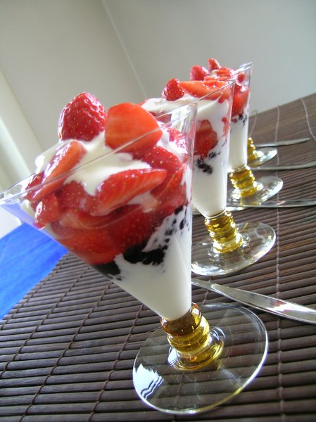 Strawberry Dessert 2: I saw that you like my strawberry dessert. Here is another perspective